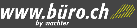 bürobedarf, büromöbel, druckerzubehör by büro.ch und wachter büro AG Logo, zur Startseite