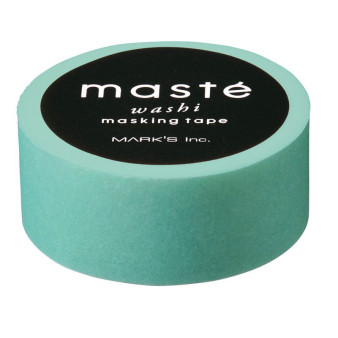 Masking tape MASTÉ BASIC Mint/Plain 15 mm