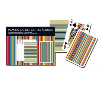 Kartenspiel Bridge Stripes Doppel