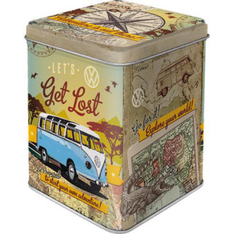 Dose Tea Box, VW Bulli, 7.5x7.5x9.5