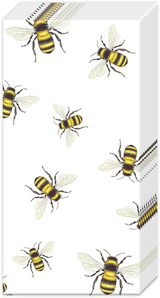 Papiertaschentücher SAVE THE BEES! white