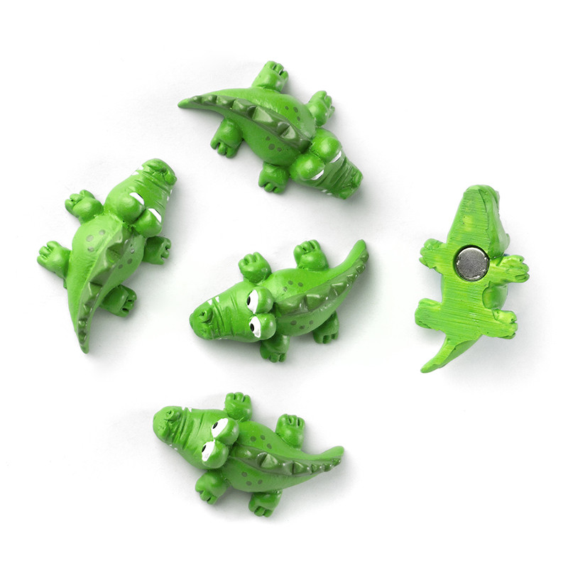 Magnete KROKO 5er Set grün