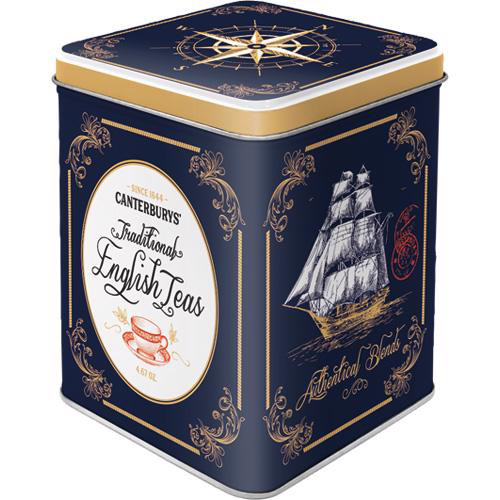 Dose Tea Box, Traditional English, 7.5x7.5x9.5