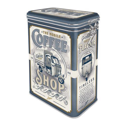 Clip Top Box Ape - Coffee Shop, 11x18x8