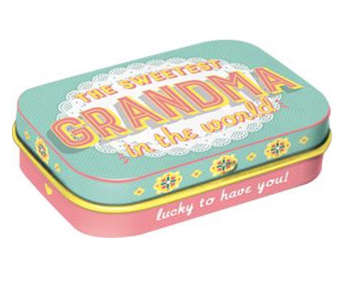 Pillendose Sweetest Grandma Mintbox