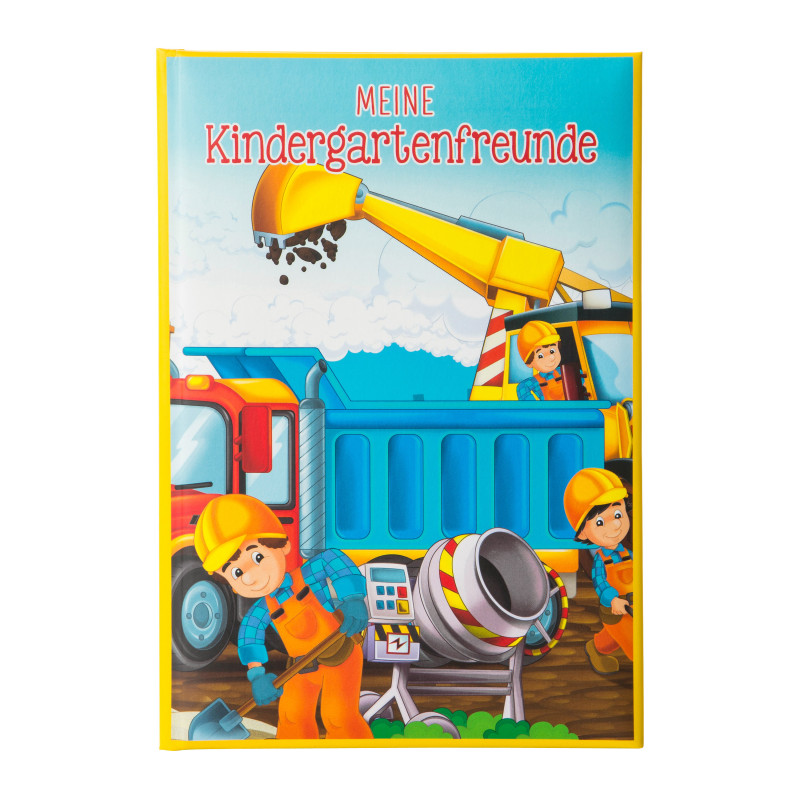 Kindergarten-Freundebuch A5 Baustelle