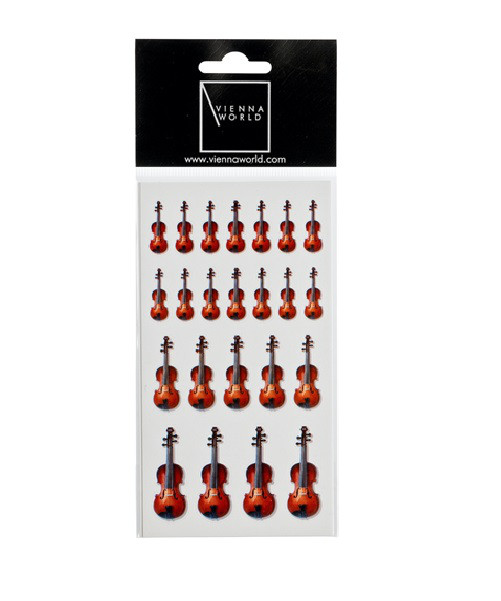 Sticker Geige (2 Blatt)