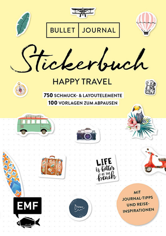 Bullet Journal Happy Travel Stickerbuch