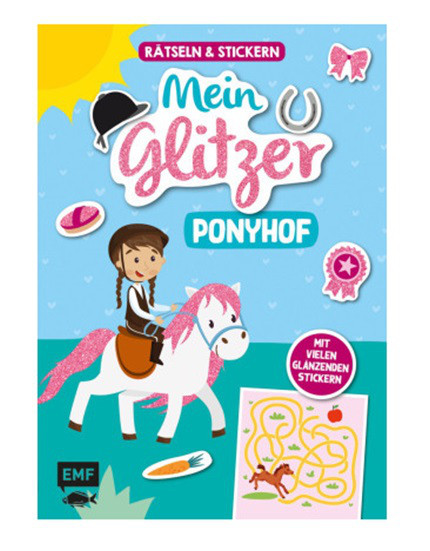 Sticker- und Rätselbuch Ponyhof