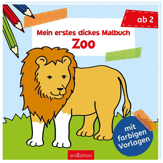 Malbuch, Mein Erstes - Zoo