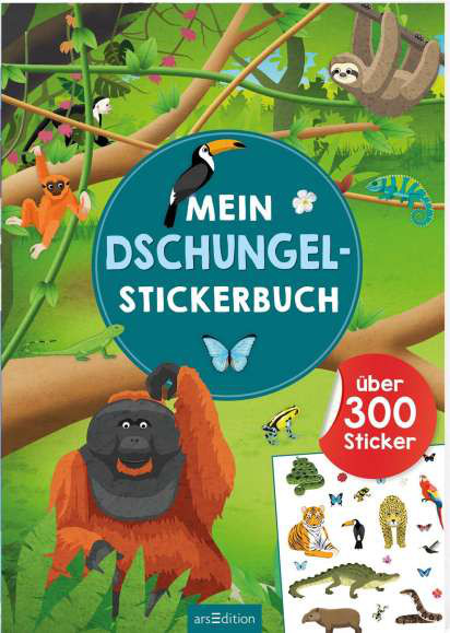Stickerbuch Dschungel