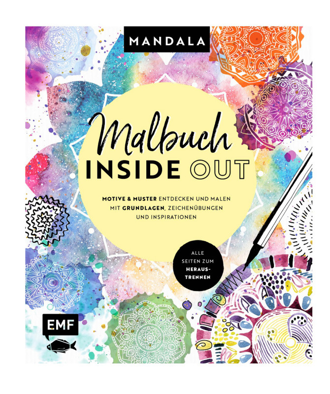 Malbuch Inside Out - Watercolor Mandala
