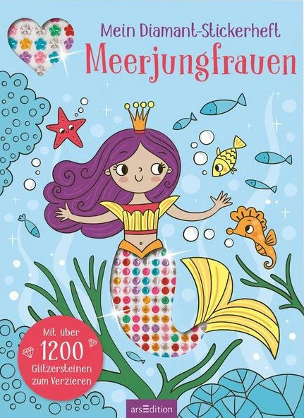 Stickerbuch Diamant - Meerjungfrauen